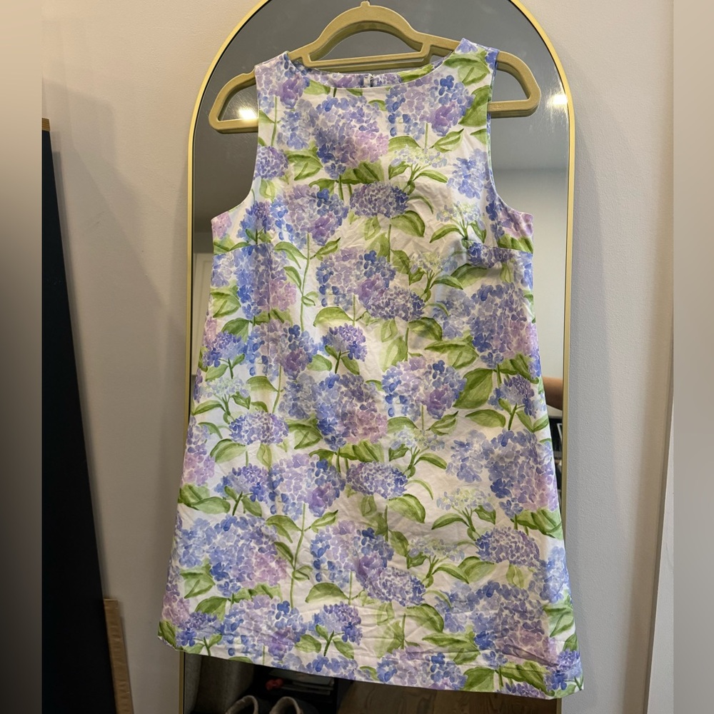 Hill House Home Charlie Shift Dress in Blue Hydrangea